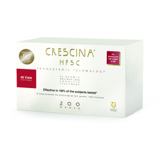 Crescina Promo Transdermic Technology HFSC Woman 200 Αρχικό Στάδιο Αραίωσης & Προχωρημένη Τριχόπτωση για Γυναίκες 20+20 Φιαλίδια