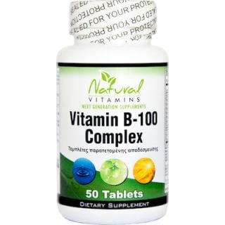 Natural Vitamins Vitamin B-100 Complex 50 Tabs