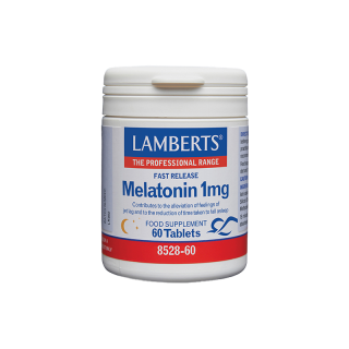 Lamberts Melatonin 1mg 60tabs Συμπλήρωμα Διατροφής Για Βελτίωση Ύπνου