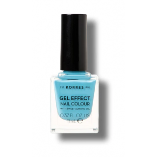 Korres Gel Effect Nail Colour, 81 Oceanid 11ml Βερνίκι Νυχιών