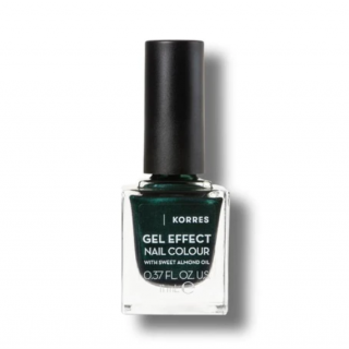 Korres Gel Effect Nail Colour Velvet Green 89 Βερνίκι Νυχιών 11ml