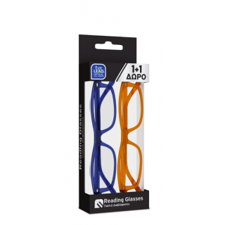 EyeLead Promo +3.50 Γυαλιά Πρεσβυωπίας 1+1 Δώρο Μπλε - Μελί 2τεμάχια