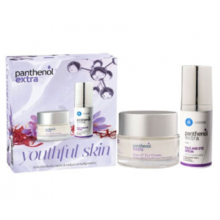 Panthenol Extra Promo Youthful Skin Αντιγηραντικός Ορός για Πρόσωπο και Μάτια 30ml & Αντιγηραντική Κρέμα για Πρόσωπο και Μάτια 50ml