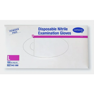 Hartmann Peha-soft Nitrile Blue Γάντια Νιτριλίου Χωρίς Πούδρα Large 100Τμχ