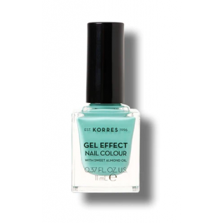Korres Gel Effect Nail Colour, 98 Aquatic Turquoise 11ml  Βερνίκι Νυχιών