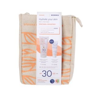 Korres Promo Hydrate Your Skin Greek Yoghurt Αντηλιακή Κρέμα Προσώπου Με Χρώμα Spf30 50ml & Αφρώδης Κρέμα Καθαρισμού 20ml