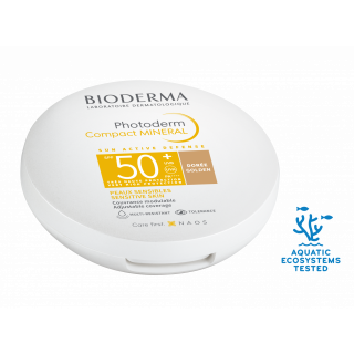 Bioderma Photoderm Max Compact Teinte SPF 50+ Dore 10gr Αντιηλιακή Πούδρα Προσώπου με Χρώμα 