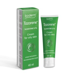Boderm Tazarene 0.1% Cream For Oily Skin 40ml Κρέμα Για Τοπική Εφαρμογή σε Λιπαρό Δέρμα