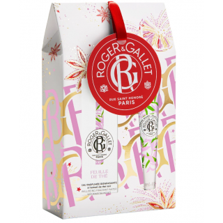 Roger & Gallet Xmas Set Feuille De The: Fragrant Water 30ml & Κρέμα Χεριών 30ml