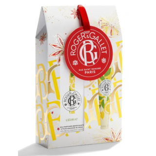 Roger & Gallet Xmas Set Cedrat: Fragrant Water 30ml & Κρέμα Χεριών 30ml