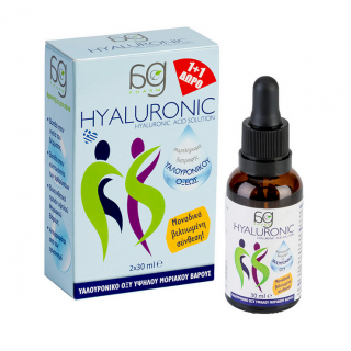 Ag Pharm Hyaluronic Acid Solution Πόσιμο υαλουρονικό οξύ σε μορφή βάμματος 2x30ml