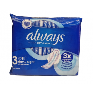 Always Ultra Night 7 Τεμάχια Σερβιέτες με Φτερά για τη Νύχτα