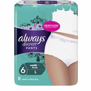 Always Discreet Pants Large