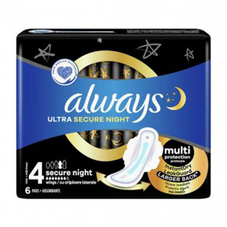 Always Ultra Secure Night Σερβιέτες