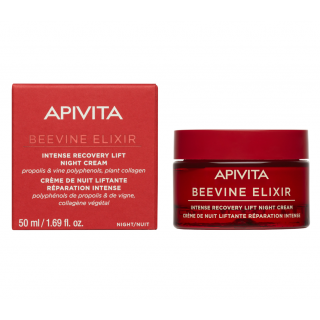 Apivita Beevine Elixir Intense Recovery Lift Night Cream Κρέμα Νύχτας Εντατικής Επονόρθωσης & Lifting 50ml