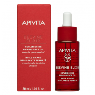 Apivita Beevine Elixir Replenishing Firming Face Oil 'Έλαιο Προσώπου Για Αναδόμηση & Σύσφιξη Με Λάδι Πρόπολης Και Έλαιο Σταφυλιού 30ml