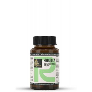 Atlife Experts Rhodiola 300mg Vitamin C 60Tabs Συμπλήρωμα Διατροφής με Ροδιόλα & Βιταμίνη C