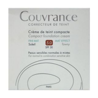 Avene Couvrance Creme de Teint Compacte FINI MAT SPF30 10gr 5.0 Soleil Make-up