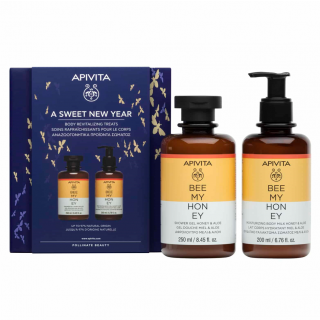 Apivita Promo Bee My Honey A Sweet New Year : Showergel Αφρόλουτρο 250ml & Moisturising Body Milk Ενυδατικό Γαλάκτωμα Σώματος 200ml