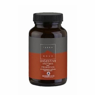 Terranova Digestive Enzyme Complex with Probiotics 50 Caps