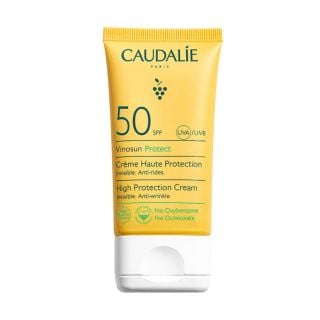 Caudalie Vinosun Protect SPF50 Αντηλιακή Κρέμα Υψηλής Προστασίας Αντιρυτιδική, 50ml   