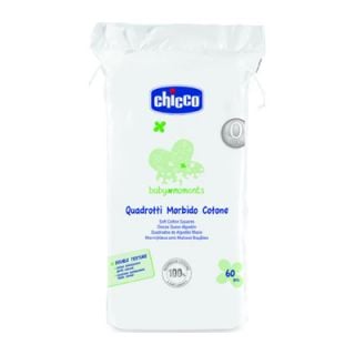 Chicco Baby Moments Baby Cotton Wipes 60