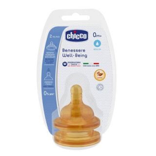 Chicco Nipple Latex 0m+