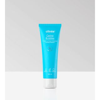 Clinea Caring Bubbles Cream to Foam Cleanser, 150ml