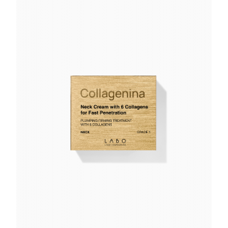 Collagenina Neck Cream Grade 1 Plumping Firming Treatment with 6 Collagens for Fast Penetration 50ml