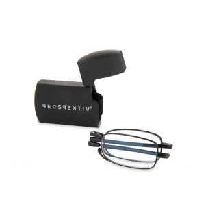 Perspektiv Compact Glasses Αναδιπλώμενα Γυαλιά Πρεσβυωπίας με Μαύρο Σκελετό +1.00