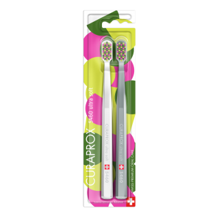 Curaprox CS 5460 Duo Ultra Soft Summer Special Edition White & Grey 2 Items