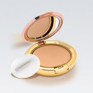 Coverderm Compact Powder Waterproof For Normal Skin Νο4 10gr Αδιάβροχη Πούδρα Για Κανονική Επιδερμίδα