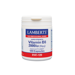 Lamberts Vitamin D3 2000iu 120 Caps Βιταμίνη D3