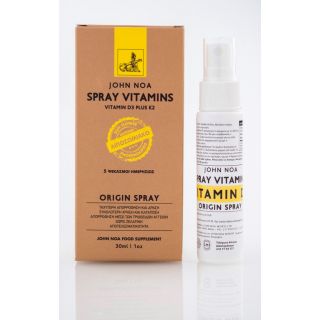 John Noa Origin Spray Βιταμίνη D3 Plus K2 30ml