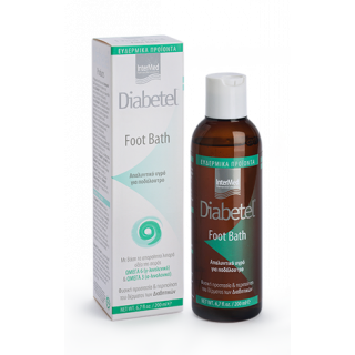 Intermed Diabetel Foot Bath 200ml Απαλό Καθαριστικό Υγρό για Ποδόλουτρο