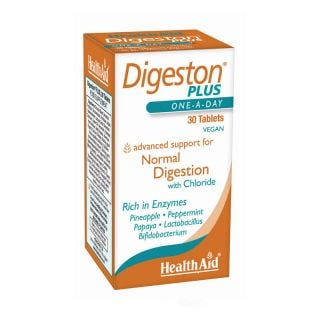 Health Aid Digeston Plus 30 Tabs Πεπτικά Ένζυμα