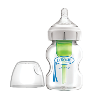 Dr. Brown's Options+ Anti-colic Glass Baby Bottle Wide Neck 150ml (WB51700)