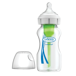 Dr. Brown's Options+ Anti-colic Glass Baby Bottle Wide Neck 270ml (WB91700)