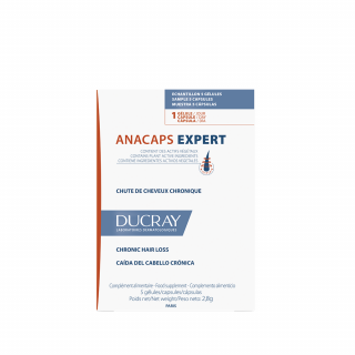 Ducray Anacaps Expert Συμπλήρωμα Διατροφής για τη χρόνια τριχόπτωση 30caps