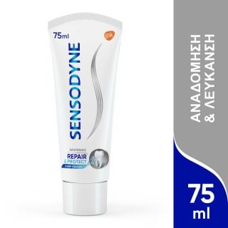 Sensodyne Whitening Repair and Protect 75ml Οδοντόκρεμα Λευκαντική και για τον Πόνο των Δοντιών