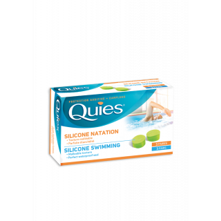 PharmaQ Quies Silicone Swimming Ear Plugs for Water Protection 3 Pairs
