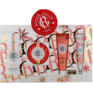 Roger & Gallet Xmas Set Fleur De Figuier: Fragrant Water 30ml, Αρωματικό Σαπούνι 100gr, Λοσιόν Σώματος 50ml & Κρέμα Χεριών 30ml