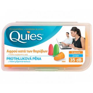 PharmaQ Quies Mousse Confort Ωτοασπίδες από Αφρώδη Πολυουρεθάνη 3 Pairs