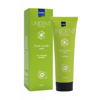 Intermed Unident Pharma Fresh Breath Care Οδοντόκρεμα Κατά της Στοματικής Κακοσμίας 75ml