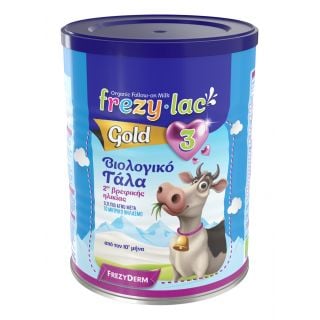 Frezyderm Frezylac Gold 3 Βιολογικό Αγελαδινό Γάλα 900gr