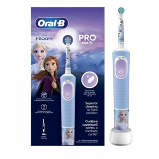 Oral-B New Vitality Pro Frozen Electric Children's Toothbrush Παιδική Ηλεκτρική Οδοντόβουρτσα 3+, 1 τμχ