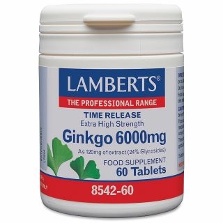 Lamberts Ginkgo Biloba 6000mg 60 Tabs