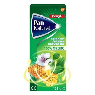 GSK Pan Natural 100% Φυσικό Σιρόπι για τον Ξηρό και Παραγωγικό Βήχα, 95ml