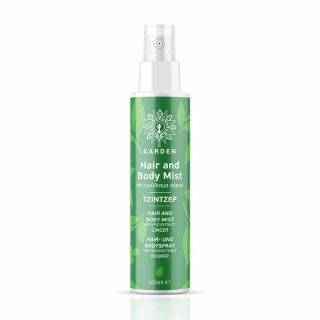 Garden Hair And Body Mist Powerful Ginger 100ml Ενυδατικό Σπρέι Μαλλιών και Σώματος με Δροσερό Άρωμα Φρούτων