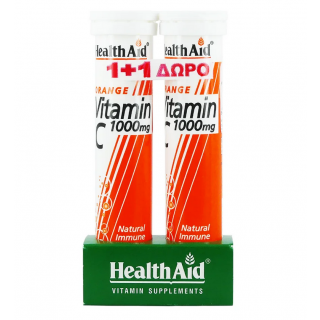 Health Aid Vitamin C 1000mg 2 x 20 Tabs